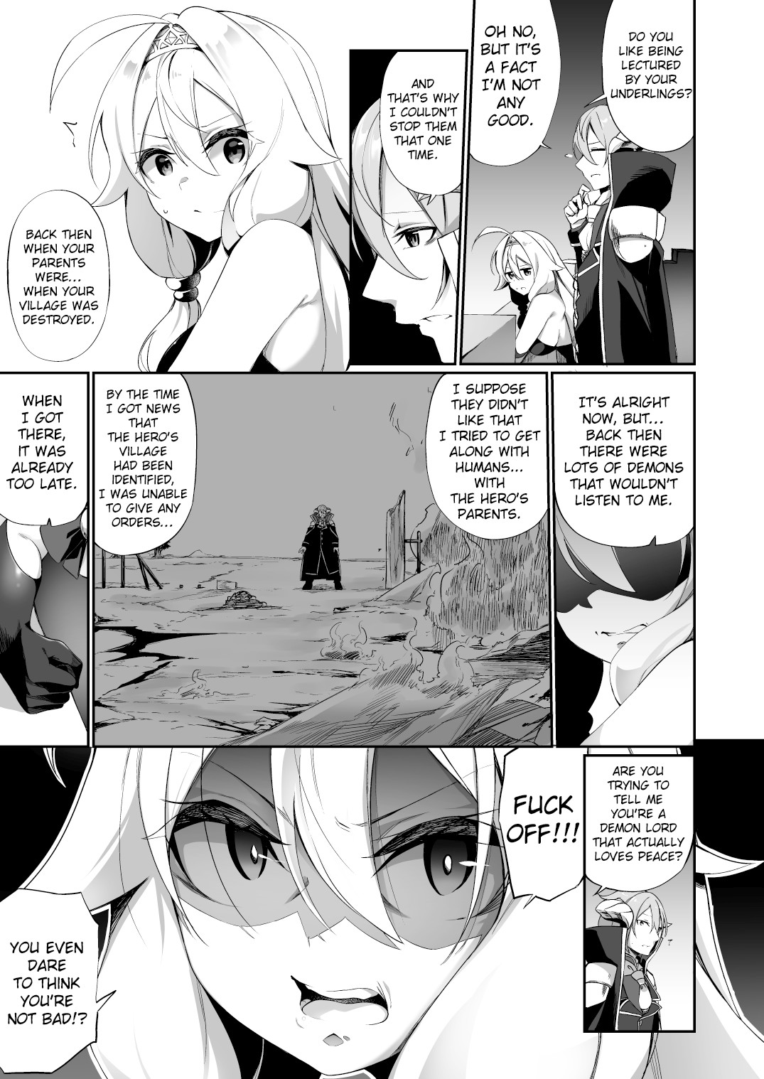 Hentai Manga Comic-A Hero Burning with a Desire for Revenge Changes Sex and Quietly Becomes The Demon Lord's Bride-Read-19